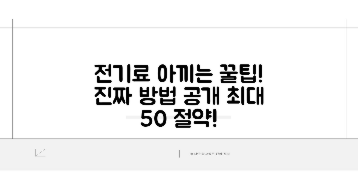 실제 전기료 절약하는 방법
