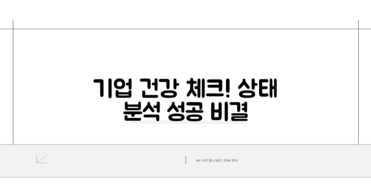 기업 건강 상태 분석하기