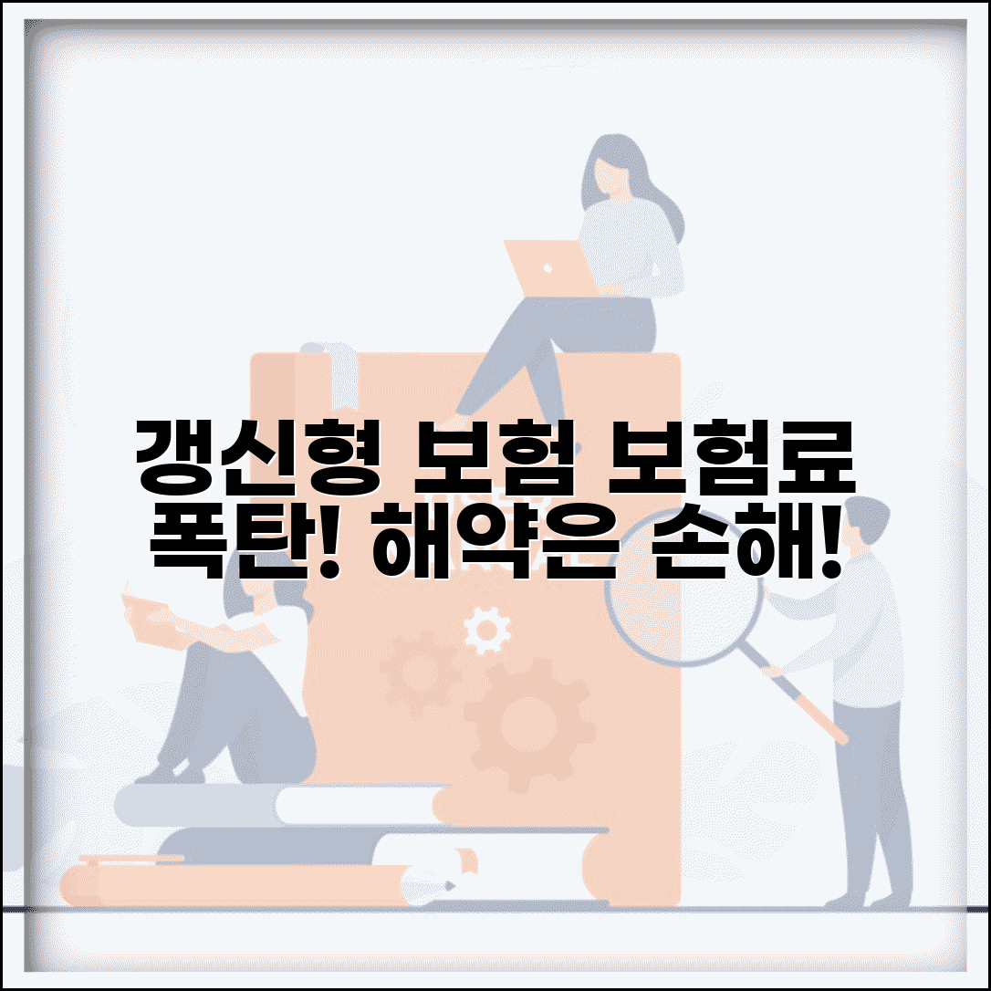 갱신형 보험의 위험성 분석 | 장기적 보험료 부담 증가와 해약 손실 위험