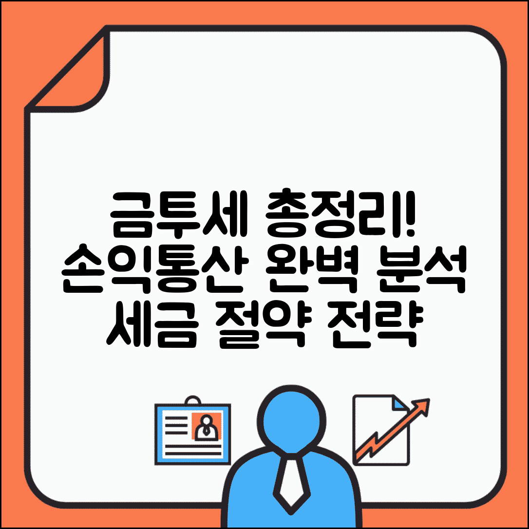 손익통산 금투세 완벽정리 | 금융투자소득세 손익통산 | 적용 대상 | 계산방법 | 세액 절약 | 전략 | 예시