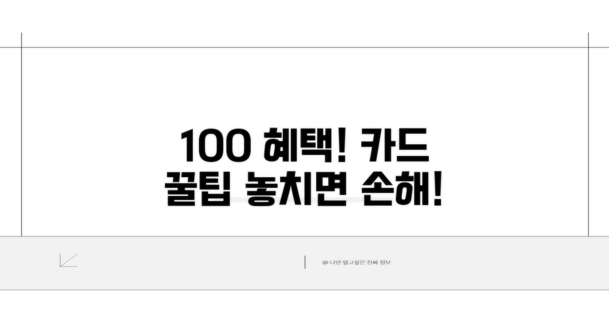 카드 혜택 100% 활용법 공개