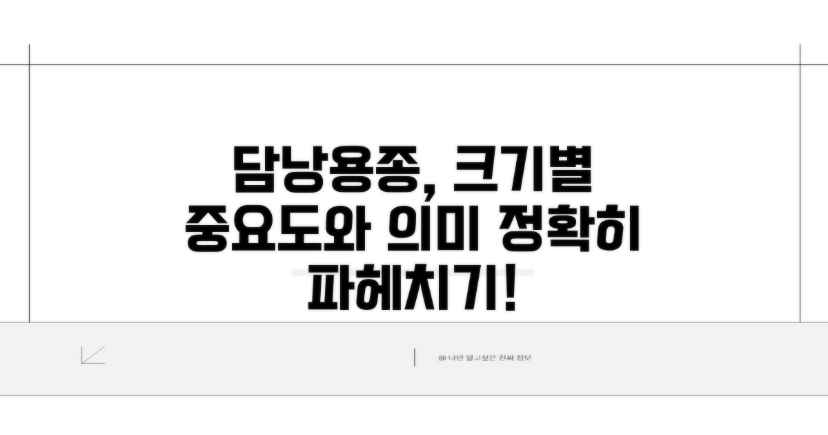 담낭용종 크기별 의미 파헤치기