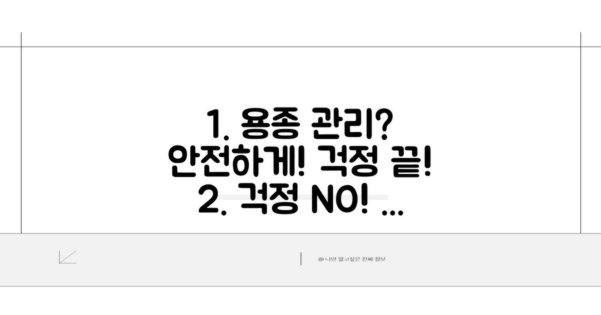 악성 위험 없는 안전한 용종 관리법