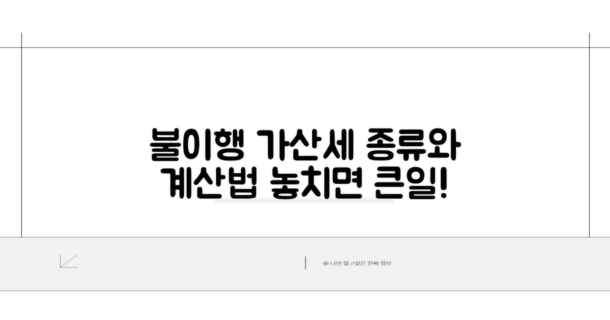 신고 누락 시 가산세 종류와 계산법