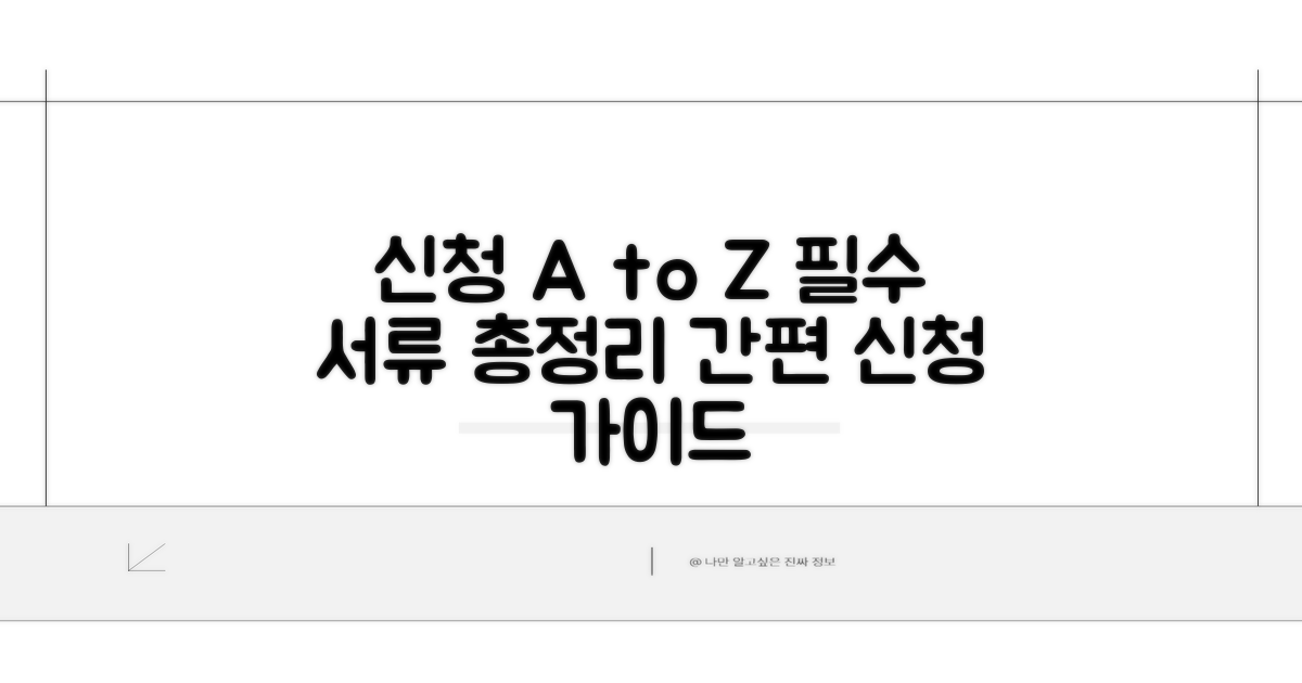 신청 절차와 필요 서류