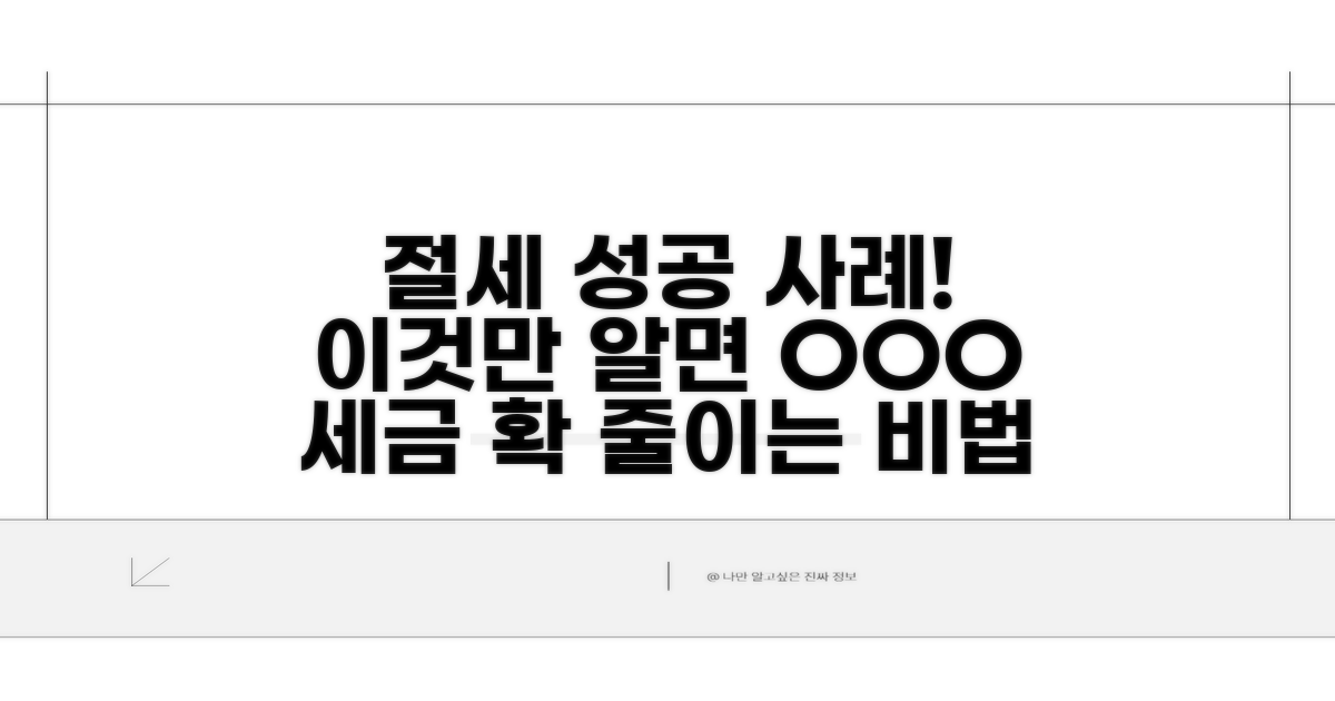 절세 효과 높이는 실제 사례