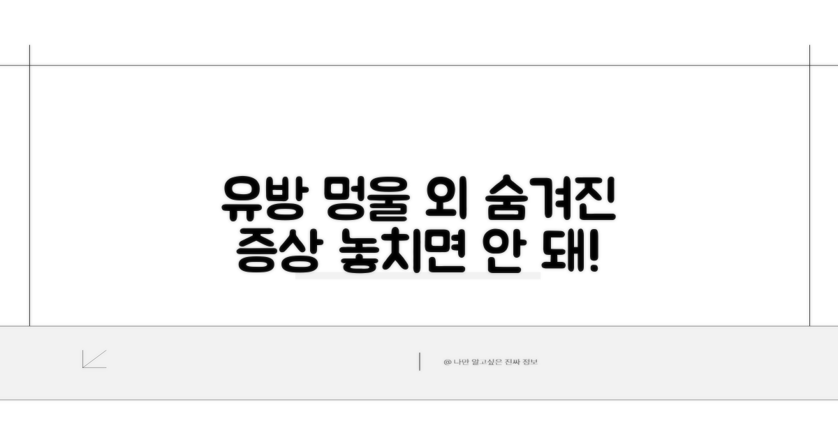 유방 멍울 외 숨겨진 증상들