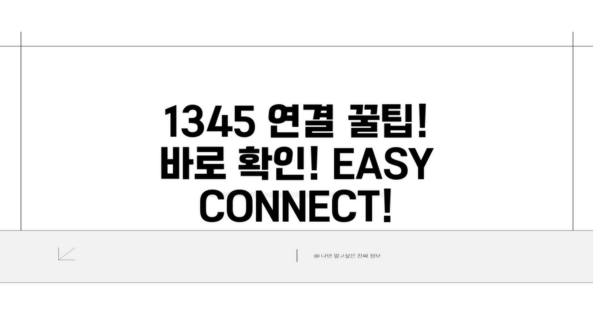 1345 전화 연결, 이렇게 하세요!