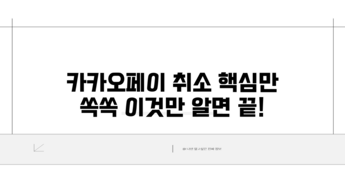 카카오페이 취소, 이것만 알면 끝