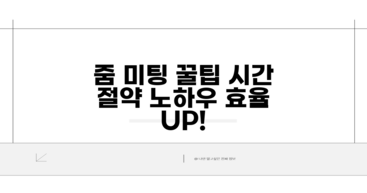 줌 미팅 꿀팁으로 시간 활용하기