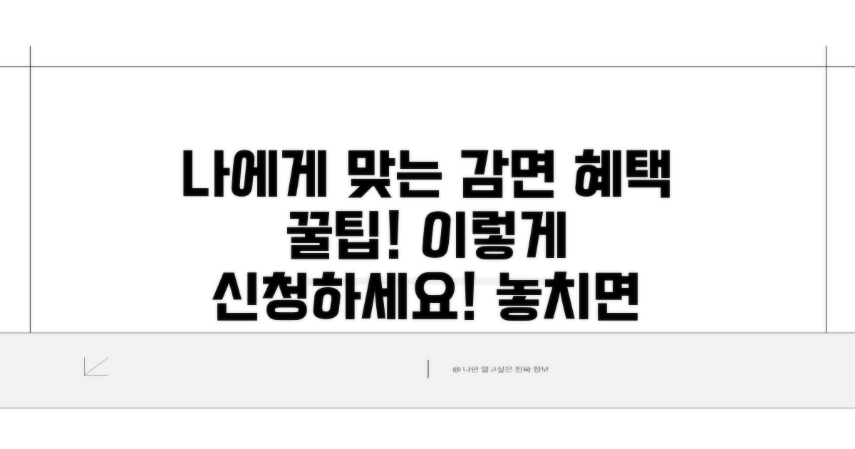 나에게 맞는 감면 혜택, 이렇게 신청하세요!