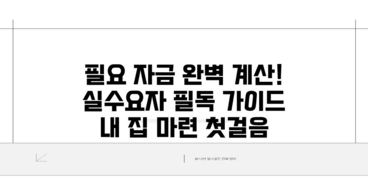 필요 자금 계산, 실수요자 가이드