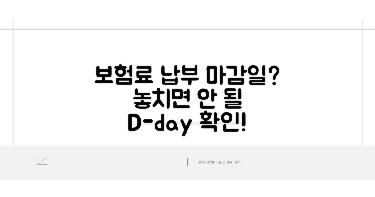 보험료 납부 마감일은 언제까지?