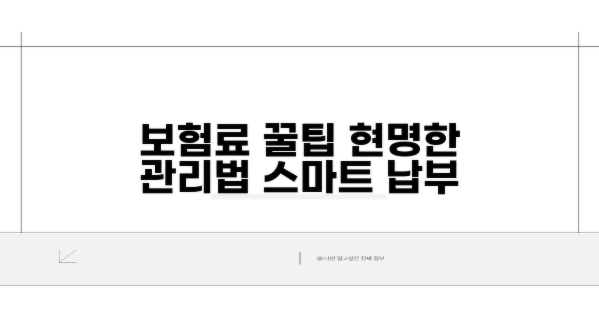 보험료 납부, 똑똑하게 관리하기