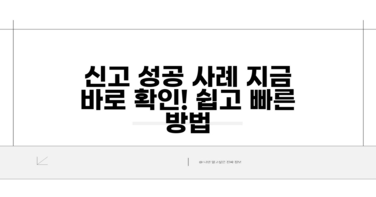 신고 방법과 성공 사례