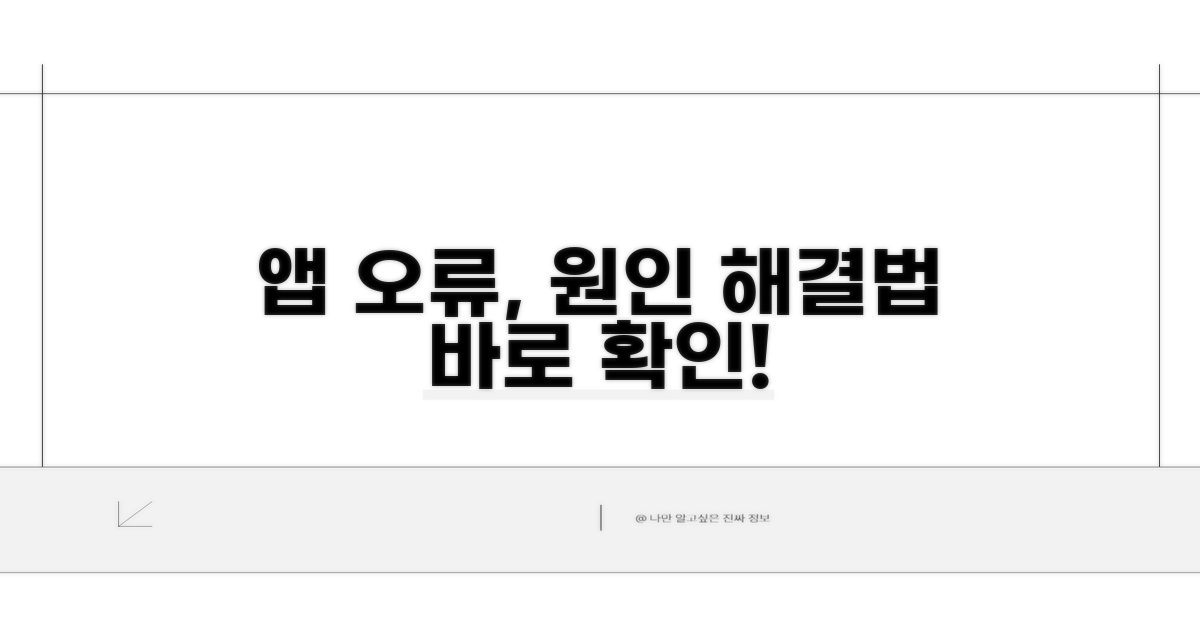 앱 오류 발생 원인과 대처법