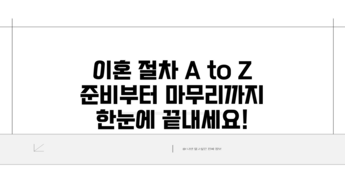 이혼 절차, 서류 준비부터 마무리까지