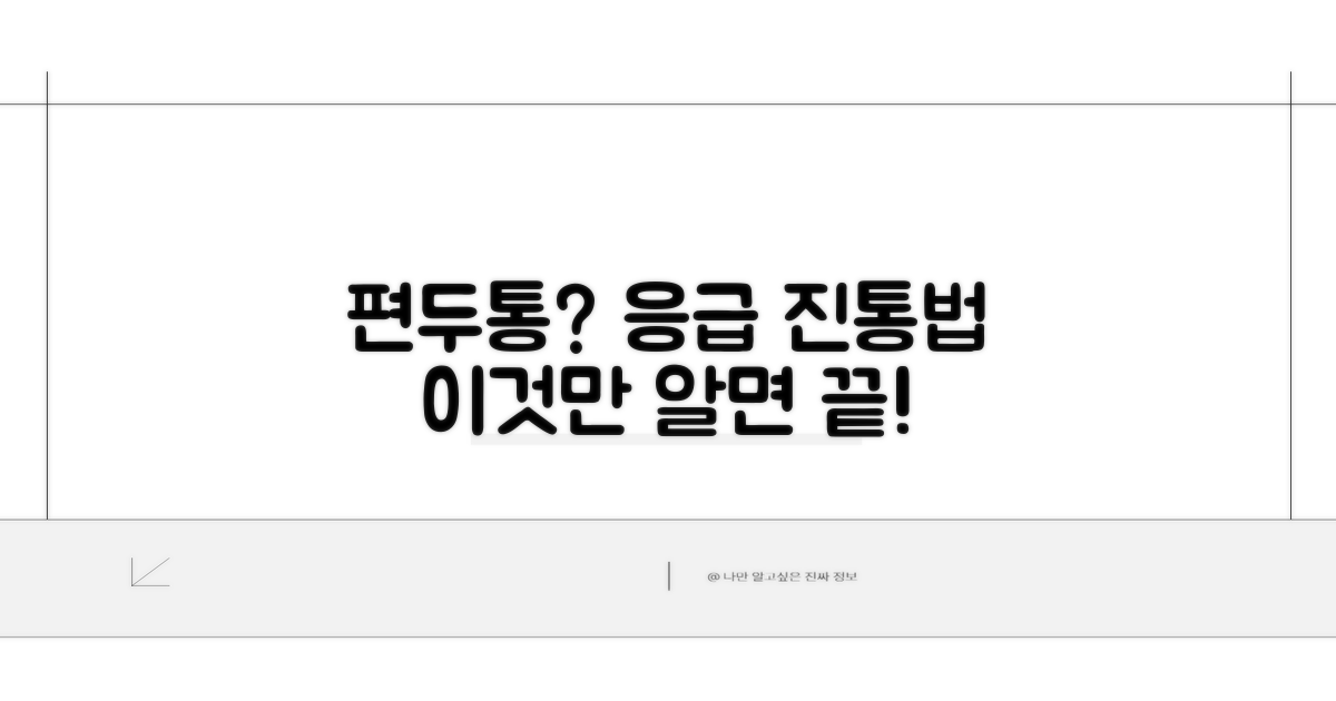 편두통 응급 진통법, 이것만 알면 끝!
