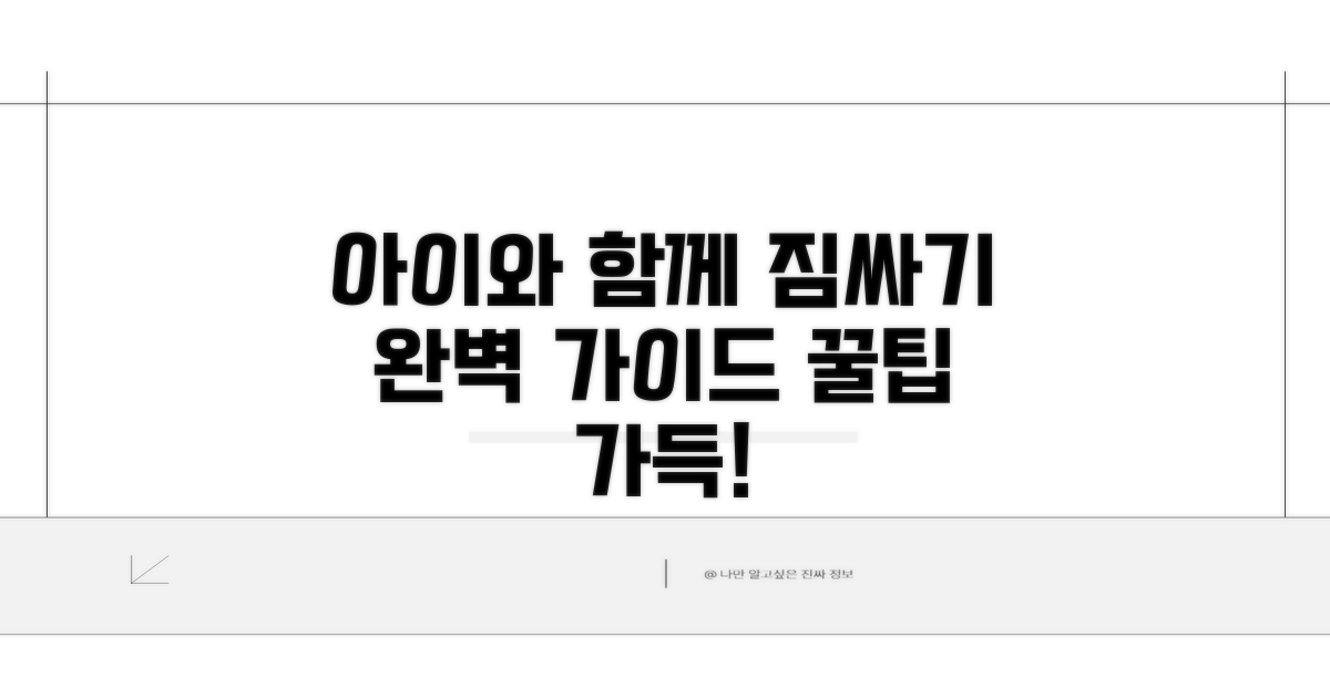 아이 동반 여행 짐싸기 완벽 가이드