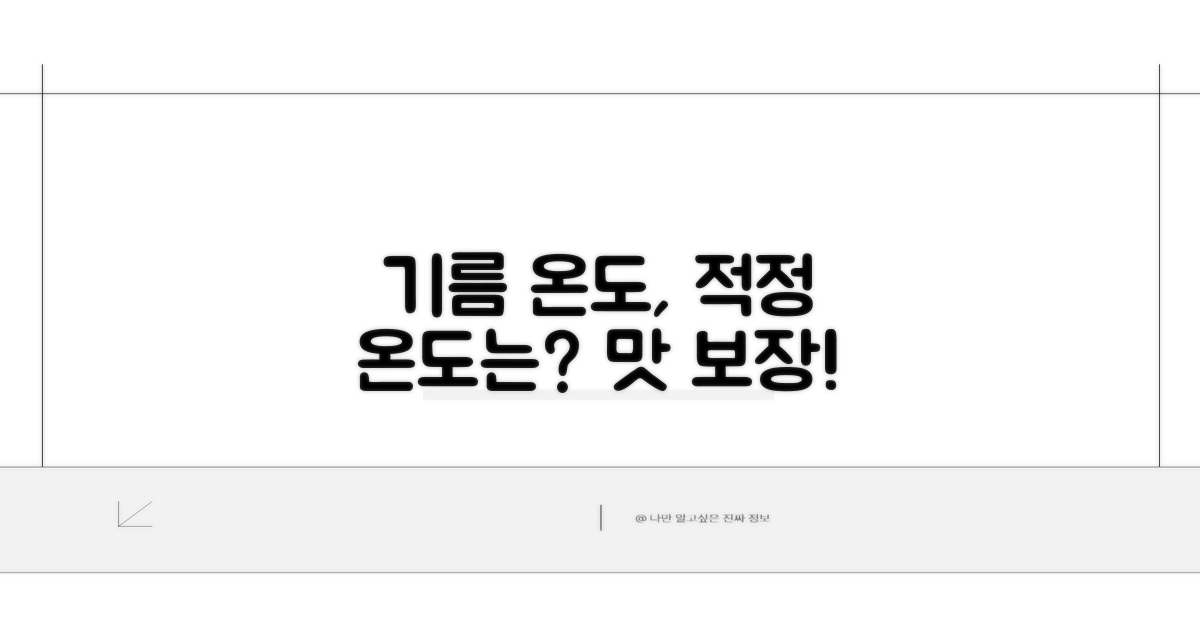 기름 온도, 어느 정도로 데울까?