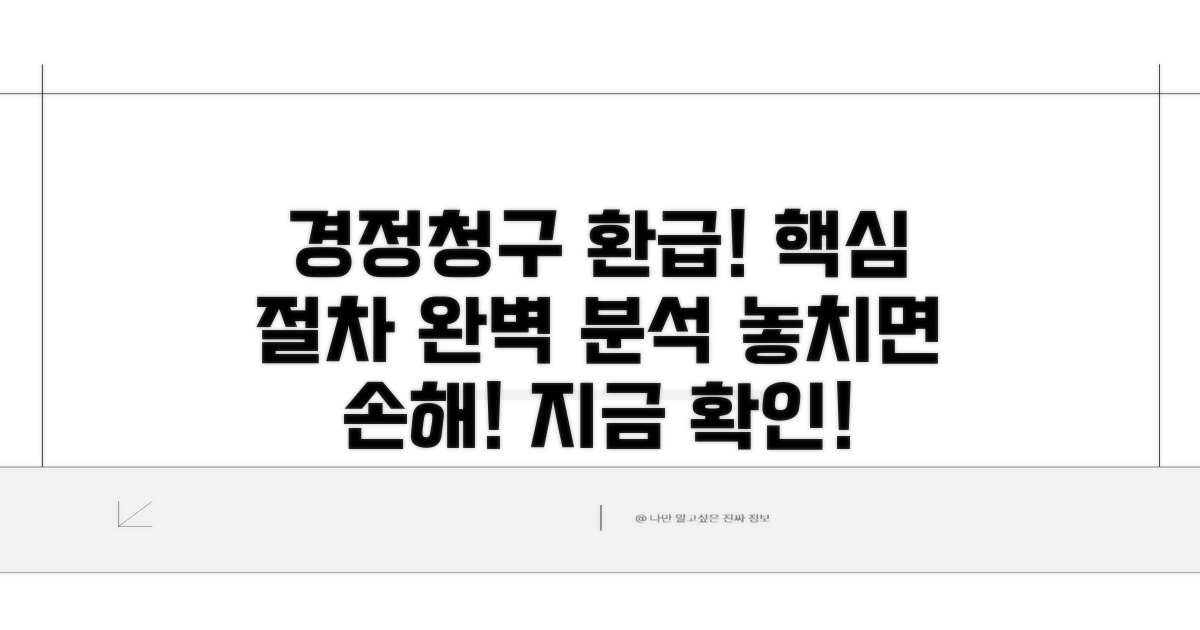 경정청구 환급 절차 완벽 분석