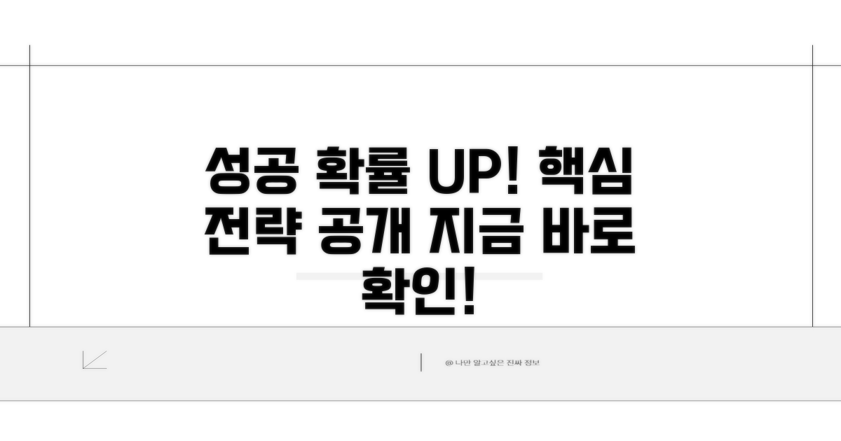 성공 확률 높이는 전략