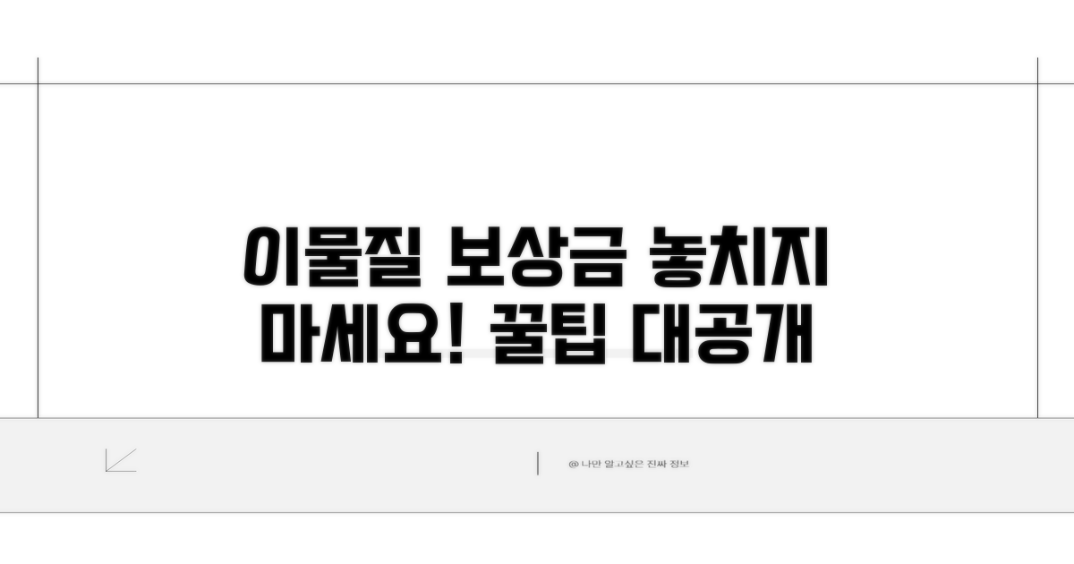 이물질 발견 시 보상금 제대로 받기