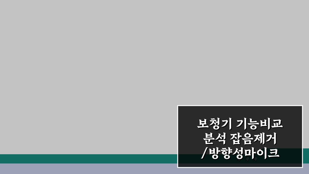 보청기 기능비교 분석 잡음제거/방향성마이크 스마트폰 연동 장단점 분석
