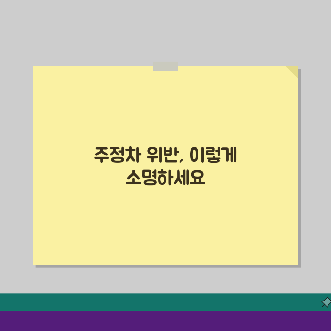 주정차위반 의견진술 후기 모음 | 실제 감액 사례 공유 꿀팁