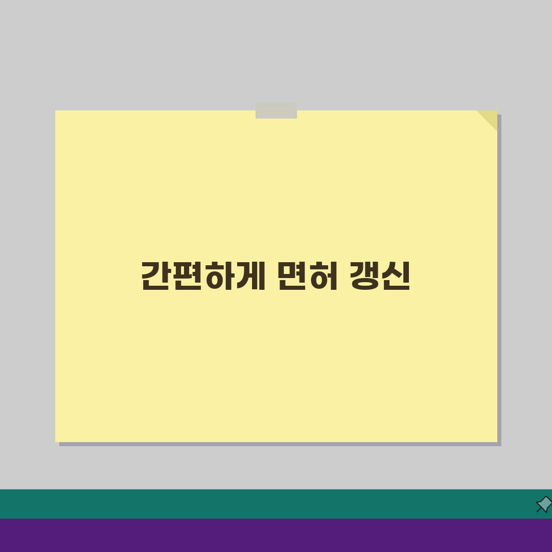 면허증 온라인 갱신하기: 접수부터 임시면허증까지 3단계 완전 정복